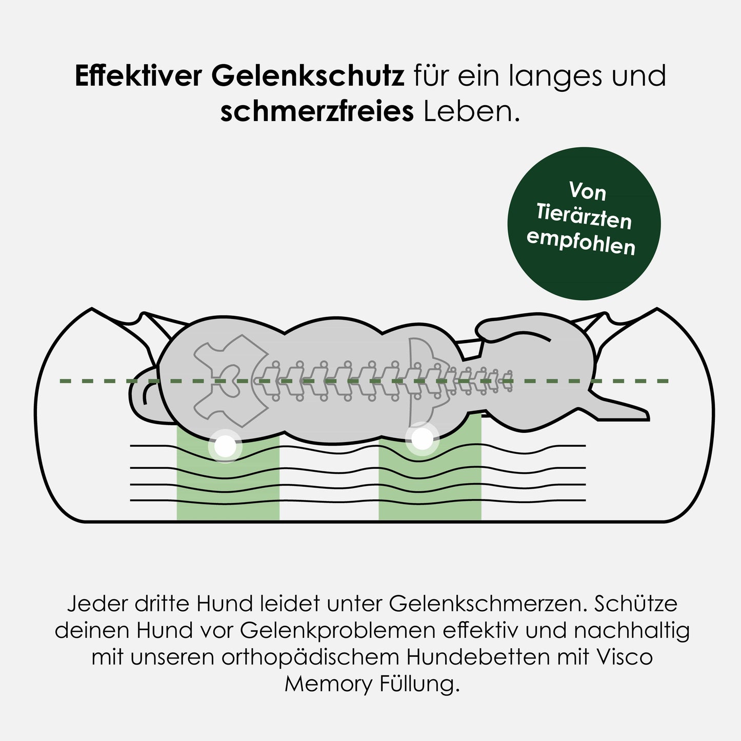 Orthopedisch hondenbed Easy