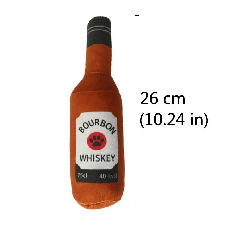 Champagneflesvorm Hondenspeelgoed